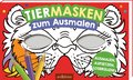 Tiermasken zum Ausmalen