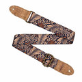 Ukulele Strap Vegan Cork - Midnight Jungle - Ukulele Gurt