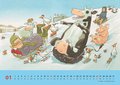 DUMONT - Die Kuh Lieselotte 2025 Wandkalender, 42x29,7cm, erfunden und illustriert von Alexander Steffensmeier, Kalender für Kinder