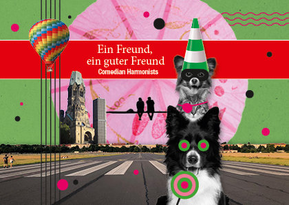 Ein Freund, Ein Guter Freund (Vinylpostkarte)