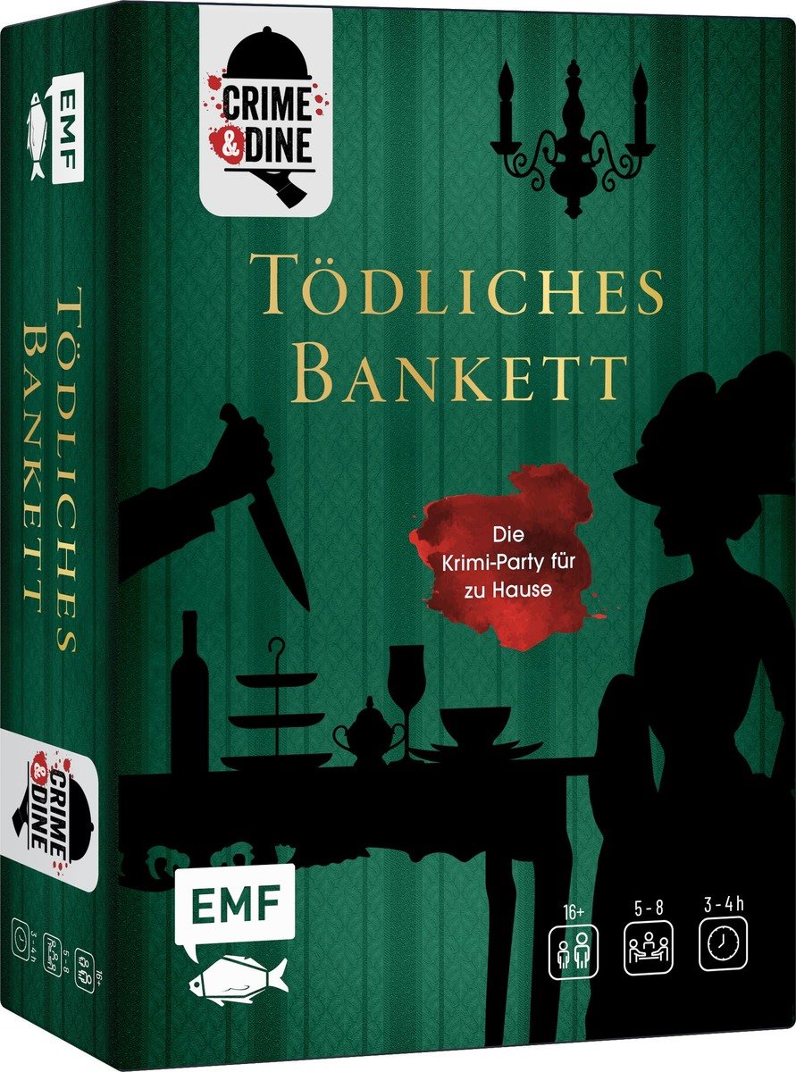 Crime & Dine - Das Krimi-Dinner-Set: Tödliches Bankett