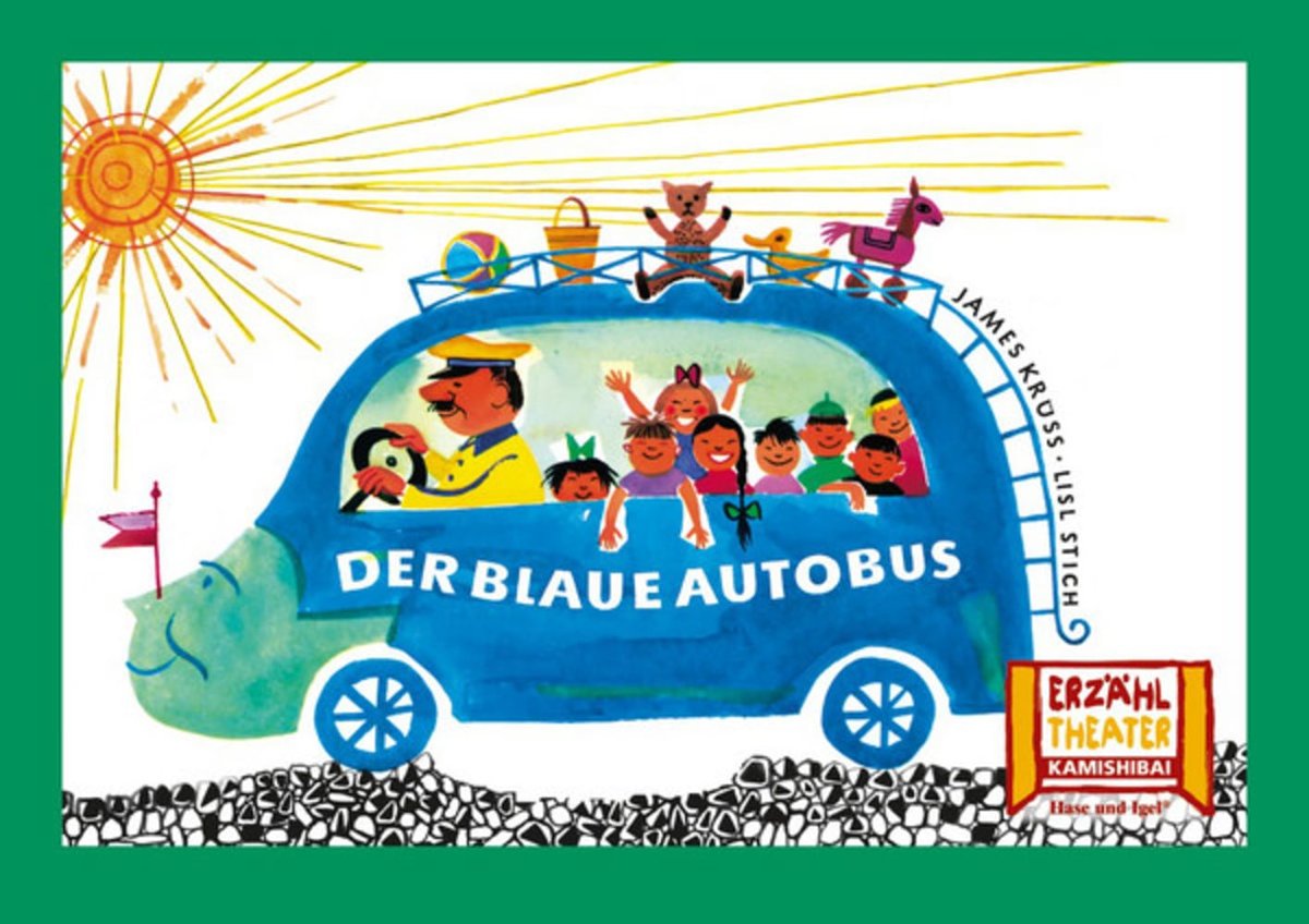 Der blaue Autobus / Kamishibai Bildkarten