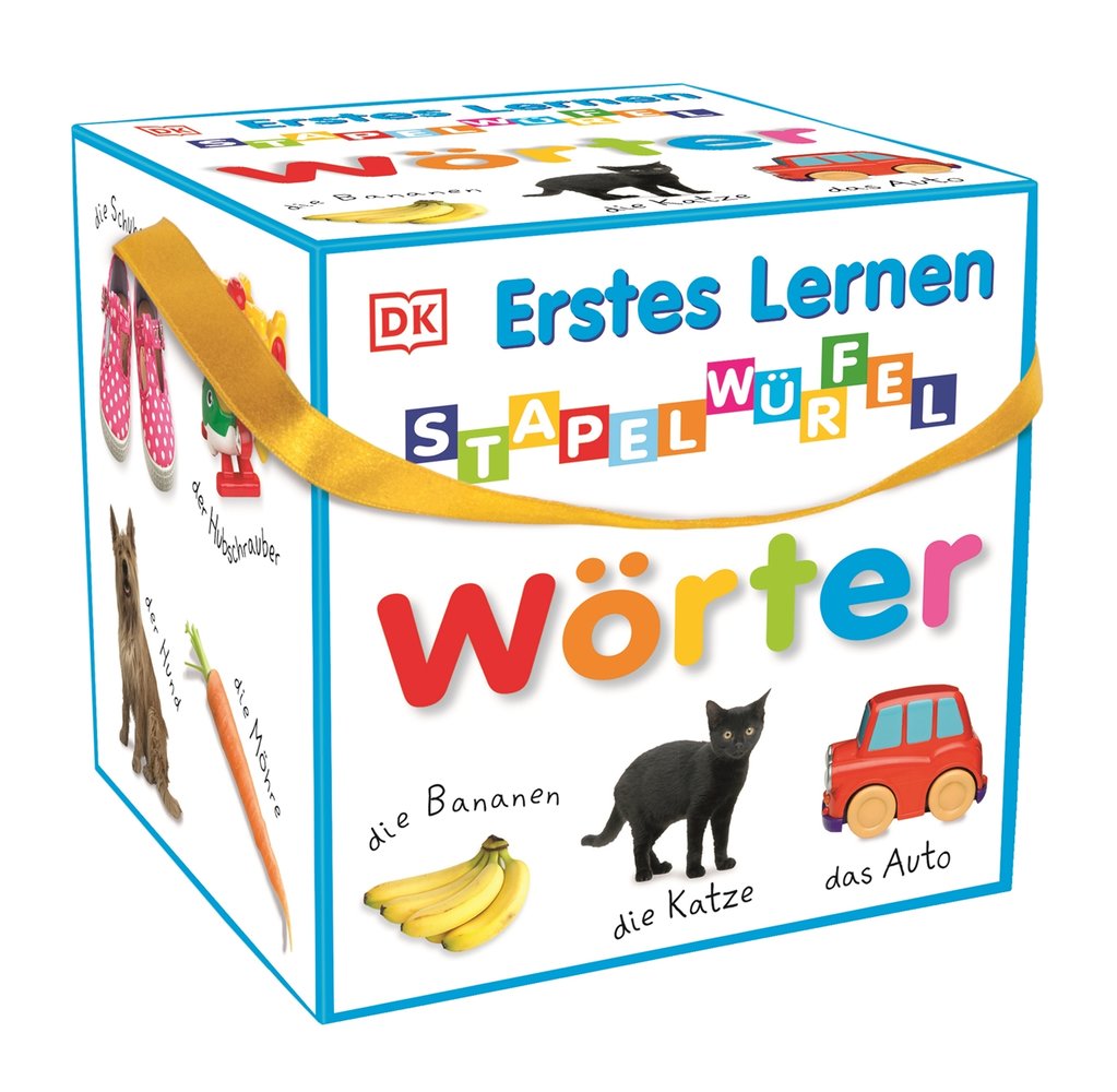 Erstes Lernen - Stapelwürfel Wörter