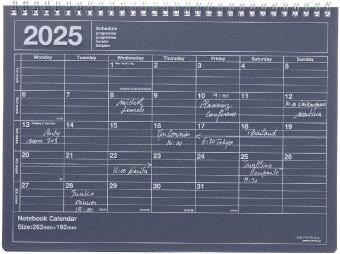 MARK'S 2025 Tischkalender M, Black