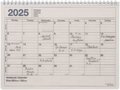 MARK'S 2025 Tischkalender M, Ivory