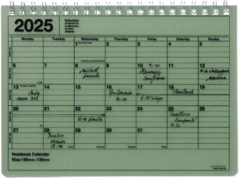 MARK'S 2025 Tischkalender S, Khaki