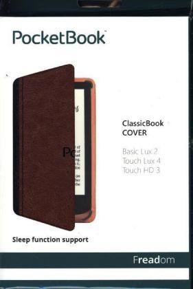 PocketBook Cover Book Series für Touch HD 3, Touch Lux 4, Basic Lux 2, Brown