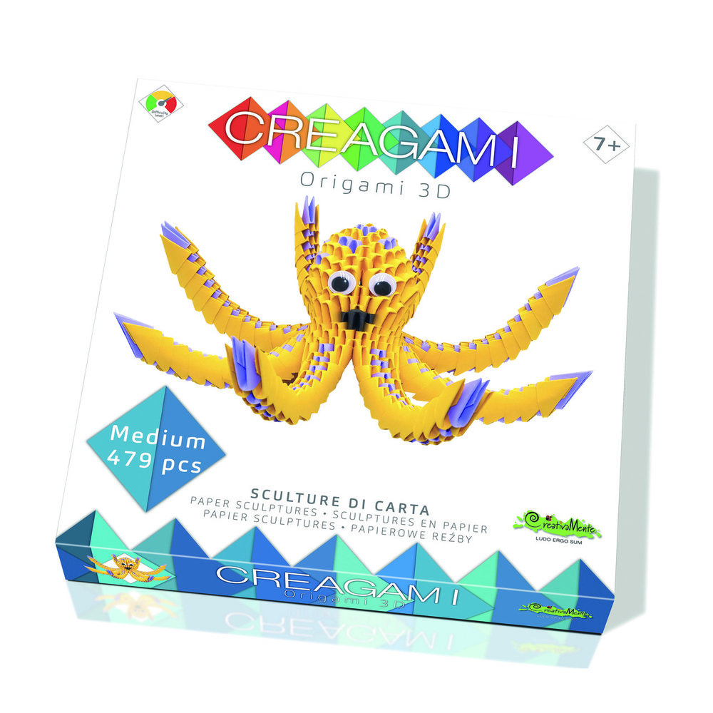 CREAGAMI - Origami 3D Oktopus 479 Teile