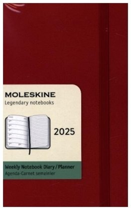 Moleskine 12 Monate Wochen Notizkalender 2025, Pocket/A6