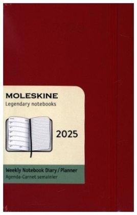 Moleskine 12 Monate Wochen Notizkalender 2025, Pocket/A6