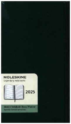 Moleskine 12 Monate Wochen Notizkalender 2025, Large/A5