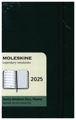 Moleskine 12 Monate Wochen Notizkalender 2025, Pocket/A6