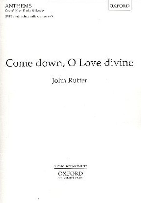 Come down, O Love divine for mixed double choir with soli a cappella - score