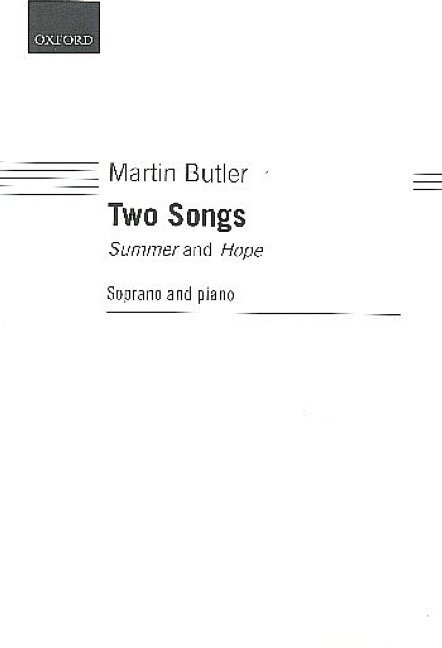 2 Songs for soprano and piano - score