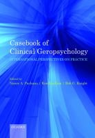 Casebook of Clinical Geropsychology