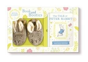 Tale of Peter Rabbit Book and First Booties Gift Set