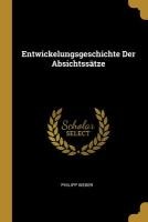 Entwickelungsgeschichte Der Absichtssätze