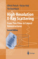 High-Resolution X-Ray Scattering