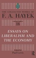 Essays on Liberalism and the Economy