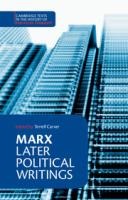 Marx: Later Political Writings