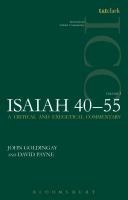 Isaiah 40-55 Vol 1 (ICC)