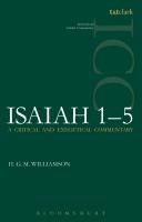 Isaiah 1-5 (ICC)