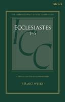 Ecclesiastes 1-5