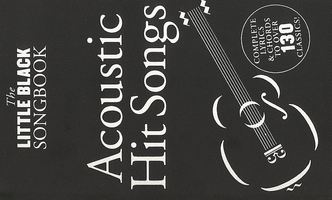 The Little Black Songbook Of Acoustic Hits Lc Book