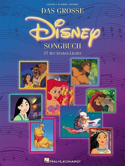 Das Grosse Disney Songbuch, Songbook (Klavier, Gesang, Gitarre)