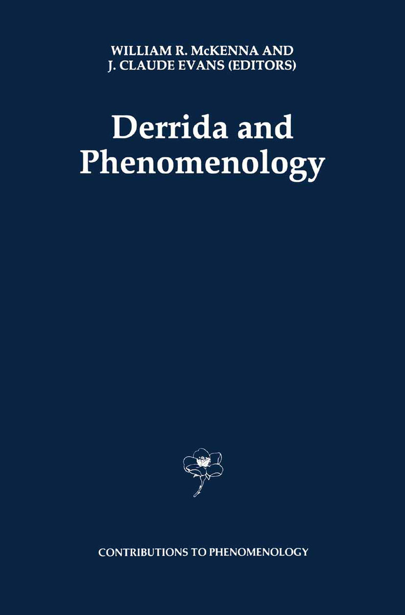 Derrida and Phenomenology