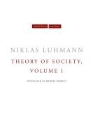 Theory of Society, Volume 1