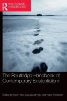 The Routledge Handbook of Contemporary Existentialism