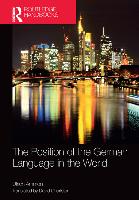 The Position of the German Language in the World