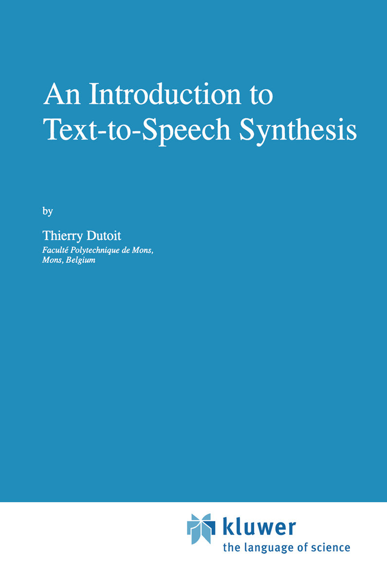 An Introduction to Text-to-Speech Synthesis