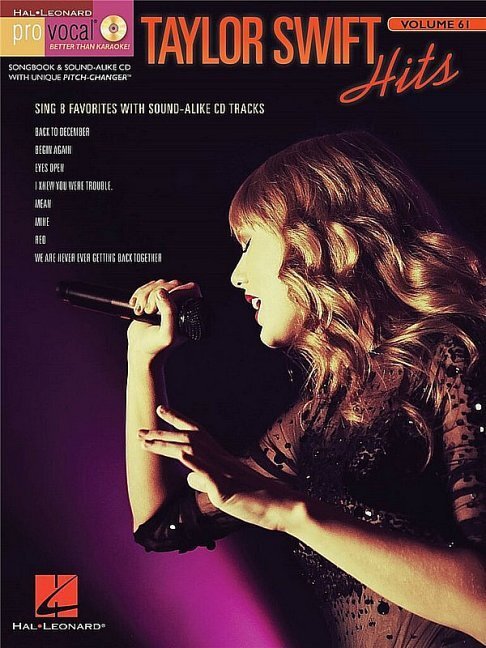 Pro Vocal Women's Edition Volume 61: Taylor Swift