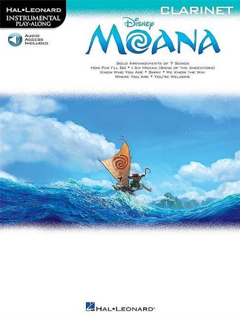 Hal Leonard Instrumental Play-Along: Moana - Clarinet