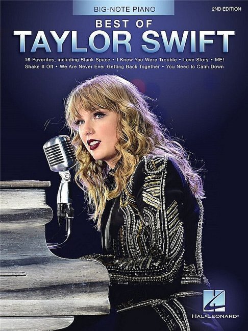 Best of Taylor Swift - 2nd Edition for gib-note piano