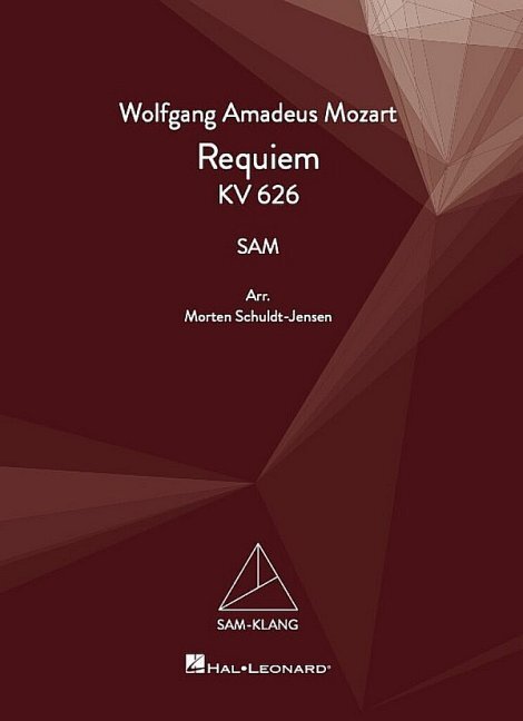 Requiem KV626 for mixed choir (SAM) and Piano - score