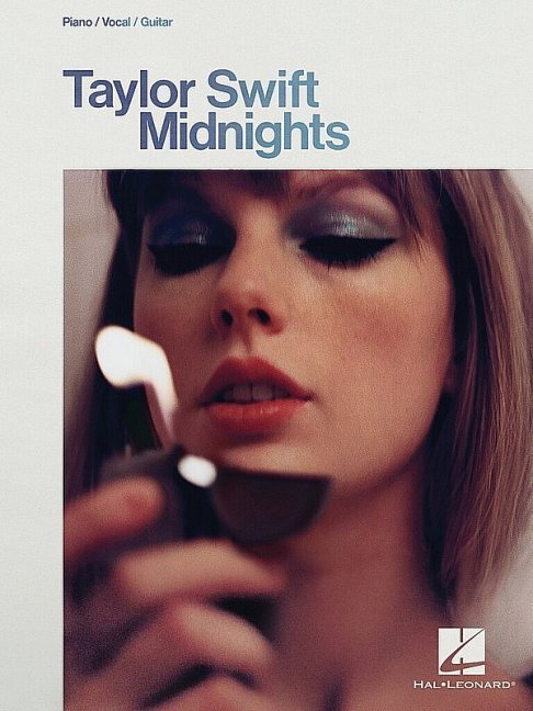 Midnights for piano, vocal and guitar - Songbook