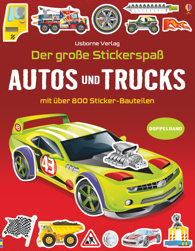 Der große Stickerspaß: Autos und Trucks