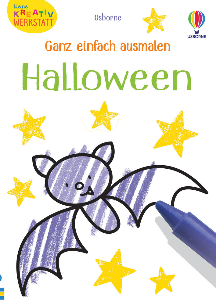 Kleine Kreativ-Werkstatt - Ganz einfach ausmalen: Halloween