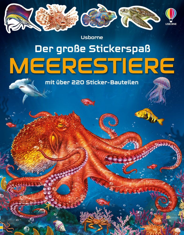 Der große Stickerspaß: Meerestiere