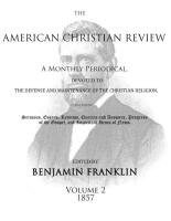 American Christian Review (Vol. 2, 1857)