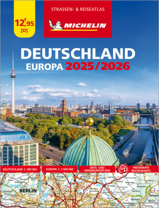 Michelin Straßenatlas Deutschland & Europa 2025/2026