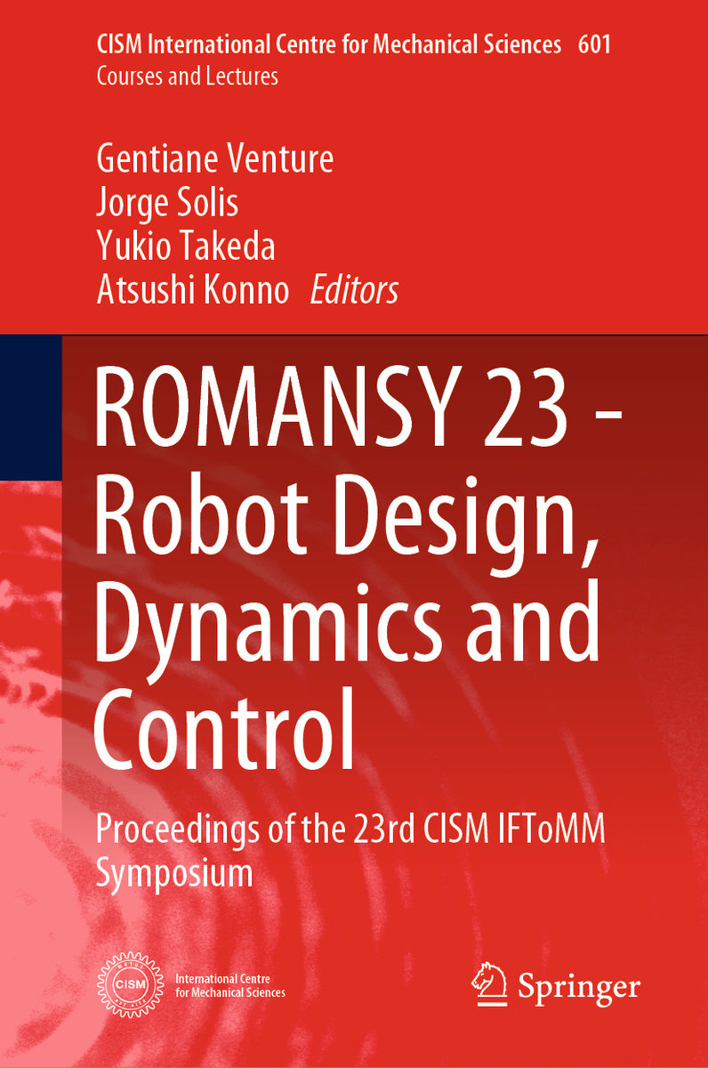 ROMANSY 23 - Robot Design, Dynamics and Control