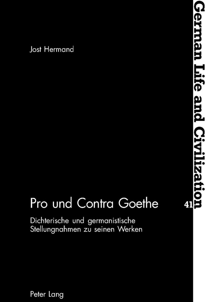 Pro und Contra Goethe