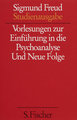 Vorlesungen zur Einführung in die Psychoanalyse / Neue Folge der Vorlesungen zur Einführung in die Psychoanalyse