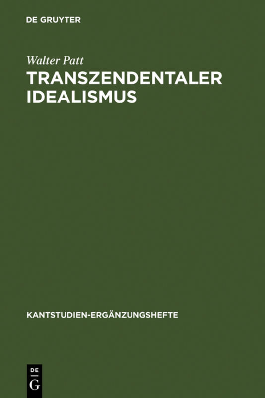 Transzendentaler Idealismus