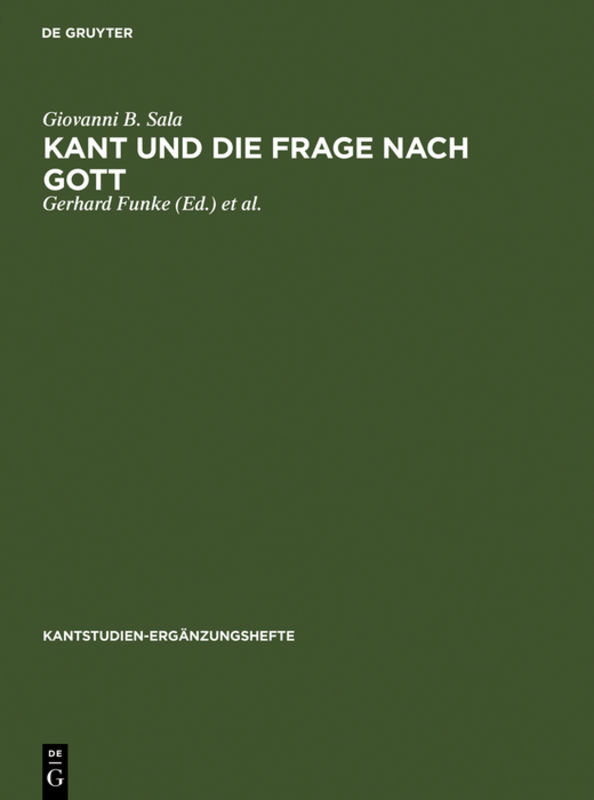 Kant und die Frage nach Gott