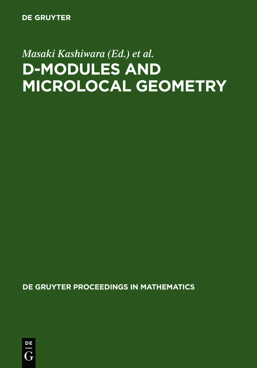 D-Modules and Microlocal Geometry